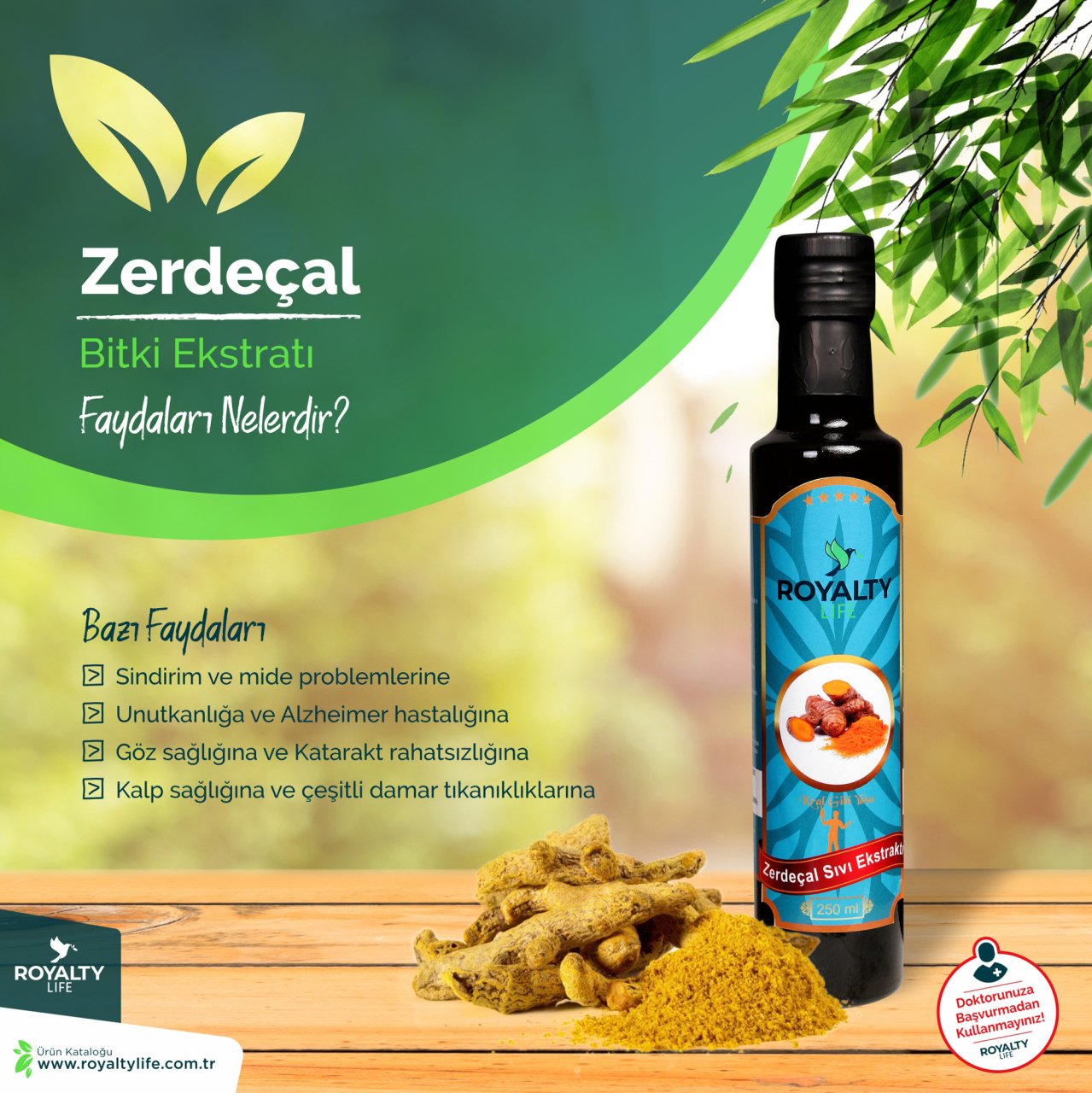 ZERDEÇAL SIVI EKSTRATI 250 ML