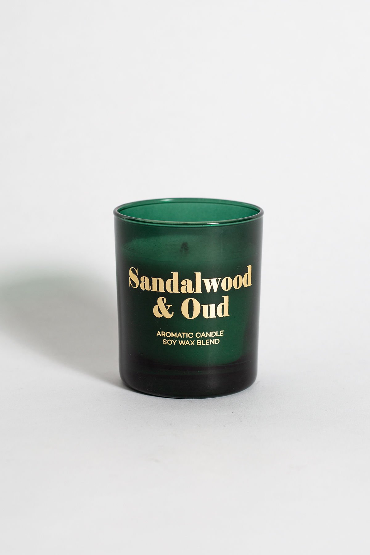 Sandalwood&Oud Kokulu Mum Yeşil 120 gr
