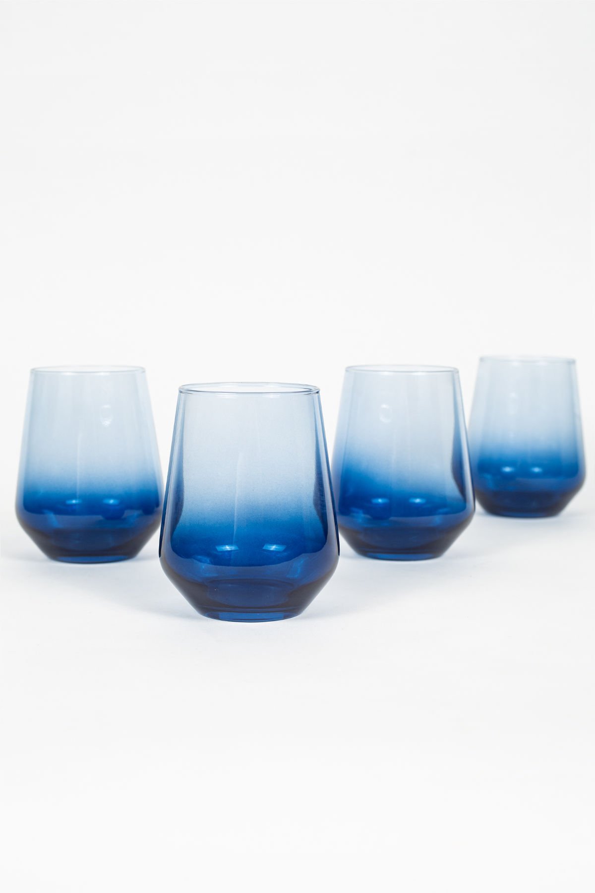 New Iconic 4'lü Su Bardağı Seti Mavi 425 cc