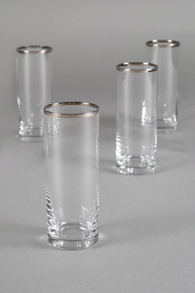 Avantgarde Platin 4'lü Rakı Bardağı Seti 195 cc