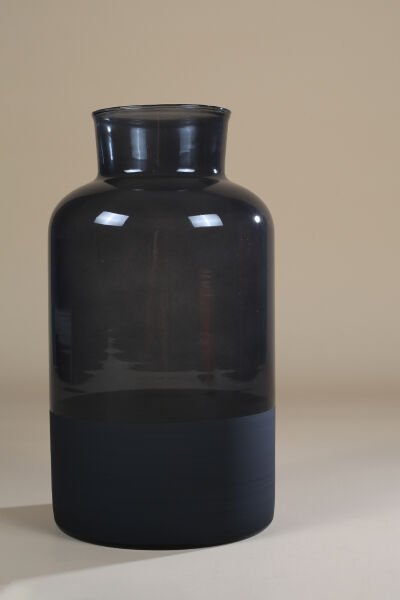 Yeni Matte Vazo Siyah 25x8,5 cm