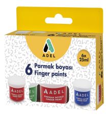 Adel Parmak Boyası, 25 Ml, 6 Renk