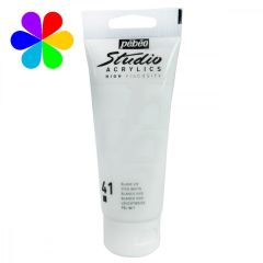 Acrylic Studio Boyaları 100 Ml Vivid White