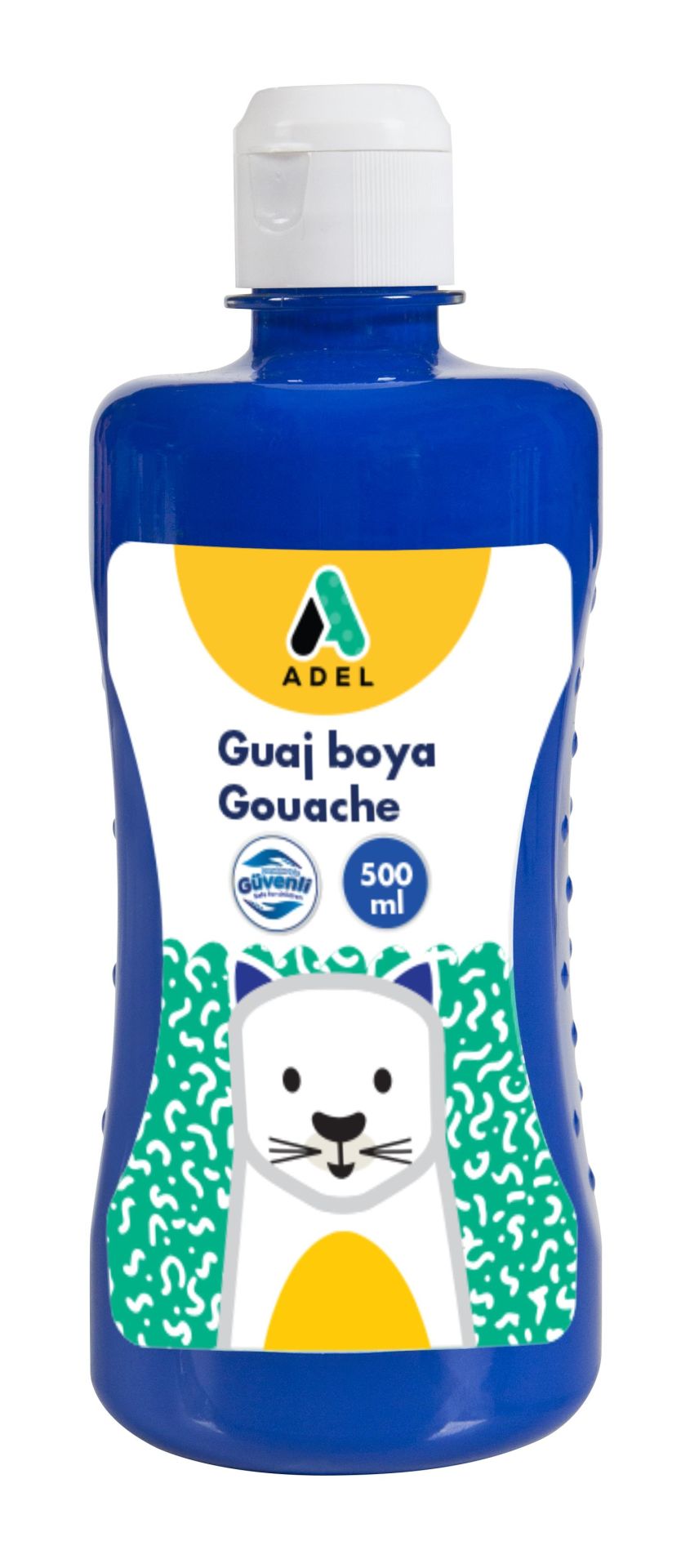 Adel Guaj Boya 500Ml Mavi