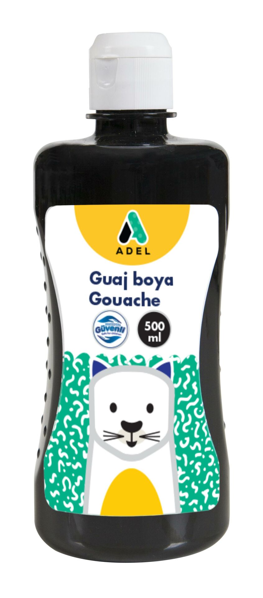 Adel Guaj Boya 500Ml Siyah