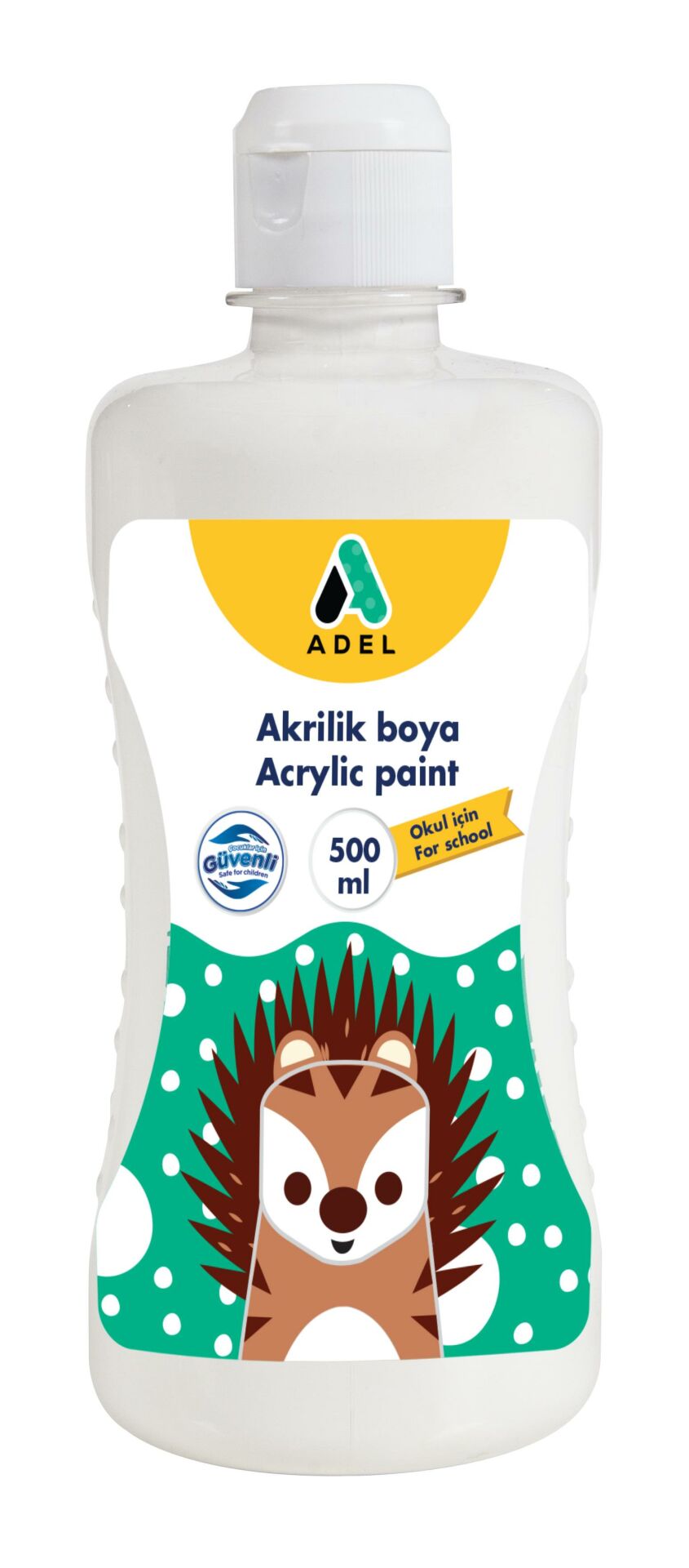 Adel Okul Akriliği, 500 Ml, Beyaz