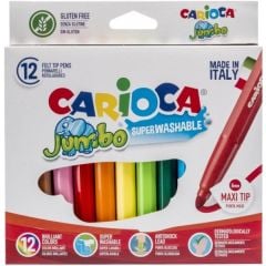 Carioca Jumbo Keçeli Boya Kalemi 12 Li