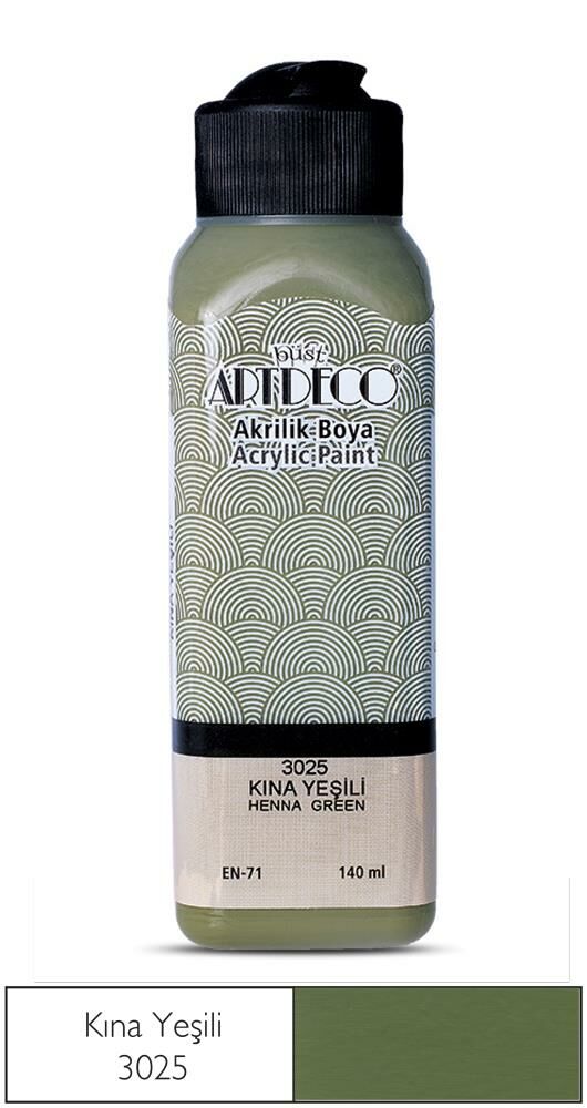 Artdeco Akrilik Boya 140Ml Kina Yesili 3025