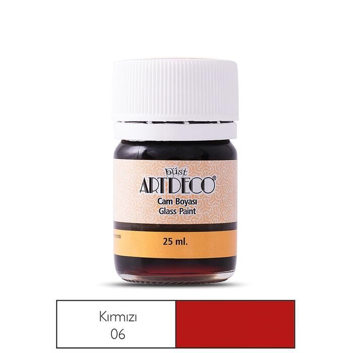 Artdeco Cam Boyasi 25Ml Kirmizi 06