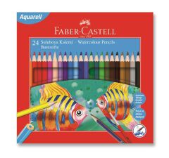 Faber-Castell Aquarell Kuru Boya 24 R. Karton Kutu