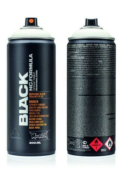 Montana Black Sprey Boya 400Ml White Blk9105