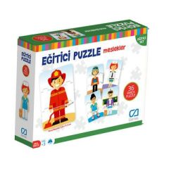 Eğitici Puzzle - Meslekler