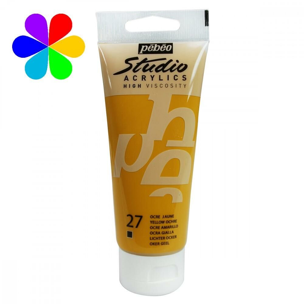 Acrylic Studio Boyaları 100 Ml Yellow Ochre