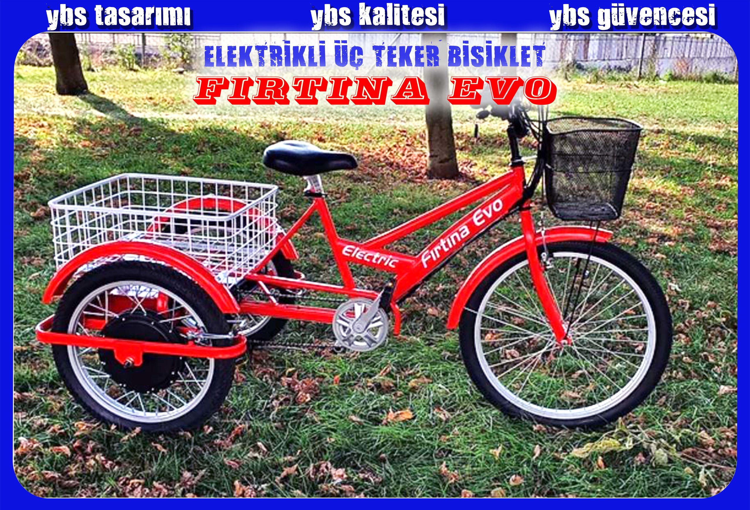 FIRTINA EVO Elektrik Üçteker Bisiklet