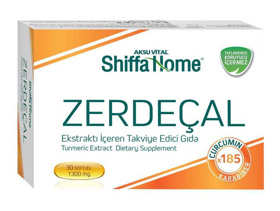 Shiffa Home Zerdeçal Ekstraktı İçeren Takviye Edici Gıda 30 Softjel