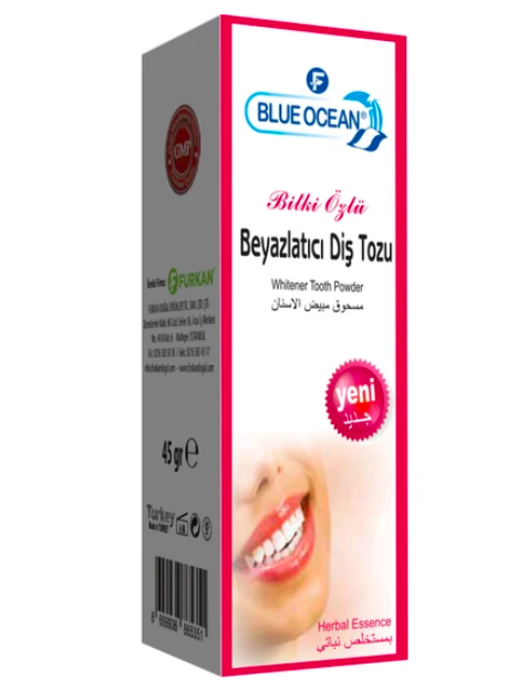 Blue Ocean Beyazlatıcı Diş Tozu 50 ml