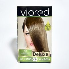 Viored Deluxe Saç Boyası 7.0 Kumral Lila Cosmetics