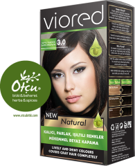 Viored Deluxe Saç Boyası 3.0 Koyu Kahve Lila Cosmetics