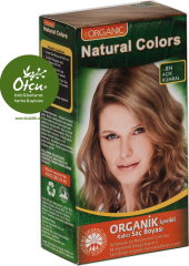 Natural Colors 8N Açık Kumral Organik Saç Boyası