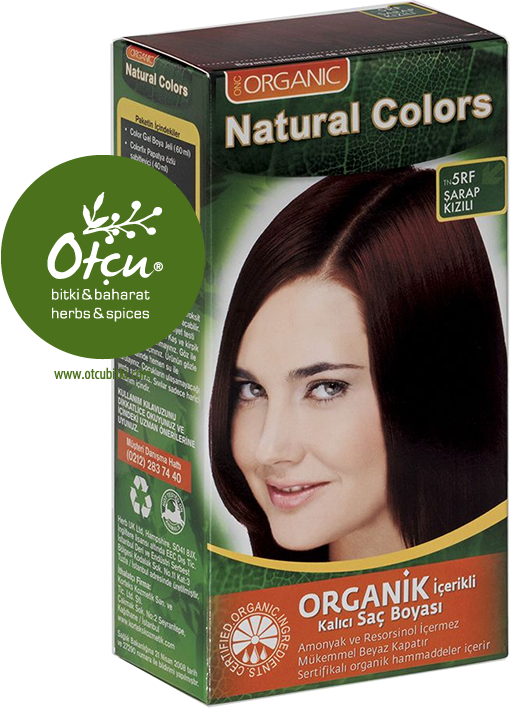 Natural Colors 5RF Şarap Kızılı Organik Saç Boyası