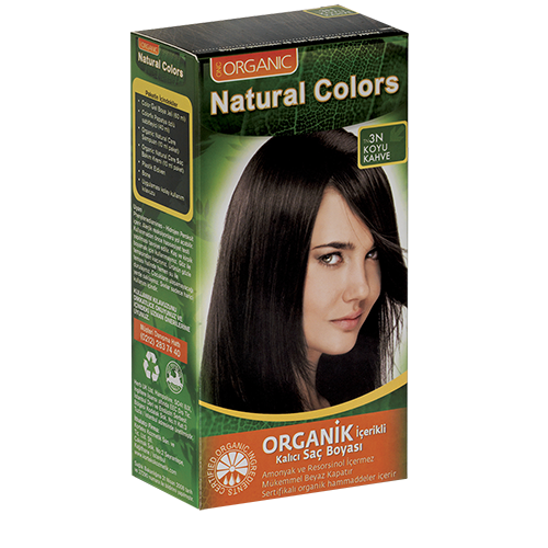 Natural Colors 3N Koyu Kahve Organik Saç Boyası