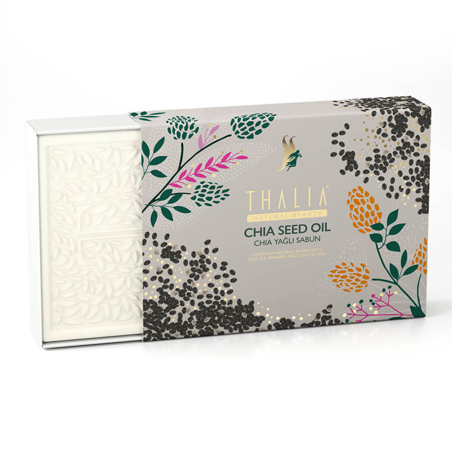 Thalia Hassas Ciltler için Akne & Sivilce Önleyici Chia Yağlı Doğal Sabun 150 gr