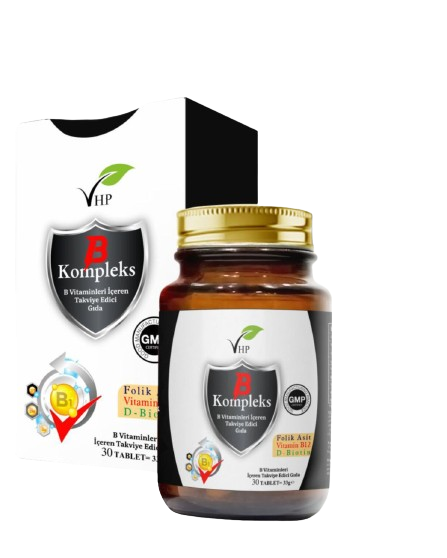 VHP B Vitaminleri İçeren Takviye Edici Gıda 30 Tablet