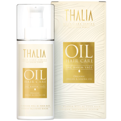 Thalia Besleyici ve Onarıcı Organik Argan ve Jojoba Saç Bakım Yağı 75 ml