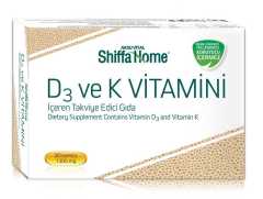 Shiffa Home D3 ve K2 Vitamini 30 Softjel