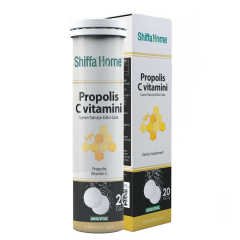 C Vitaminli Propolis Efervesan 20 Tablet Aksu Vital