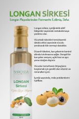 Narcissa Ödem Atmaya Yardımcı Doğal Longan Meyvesi Detox Sirkesi 250 ml