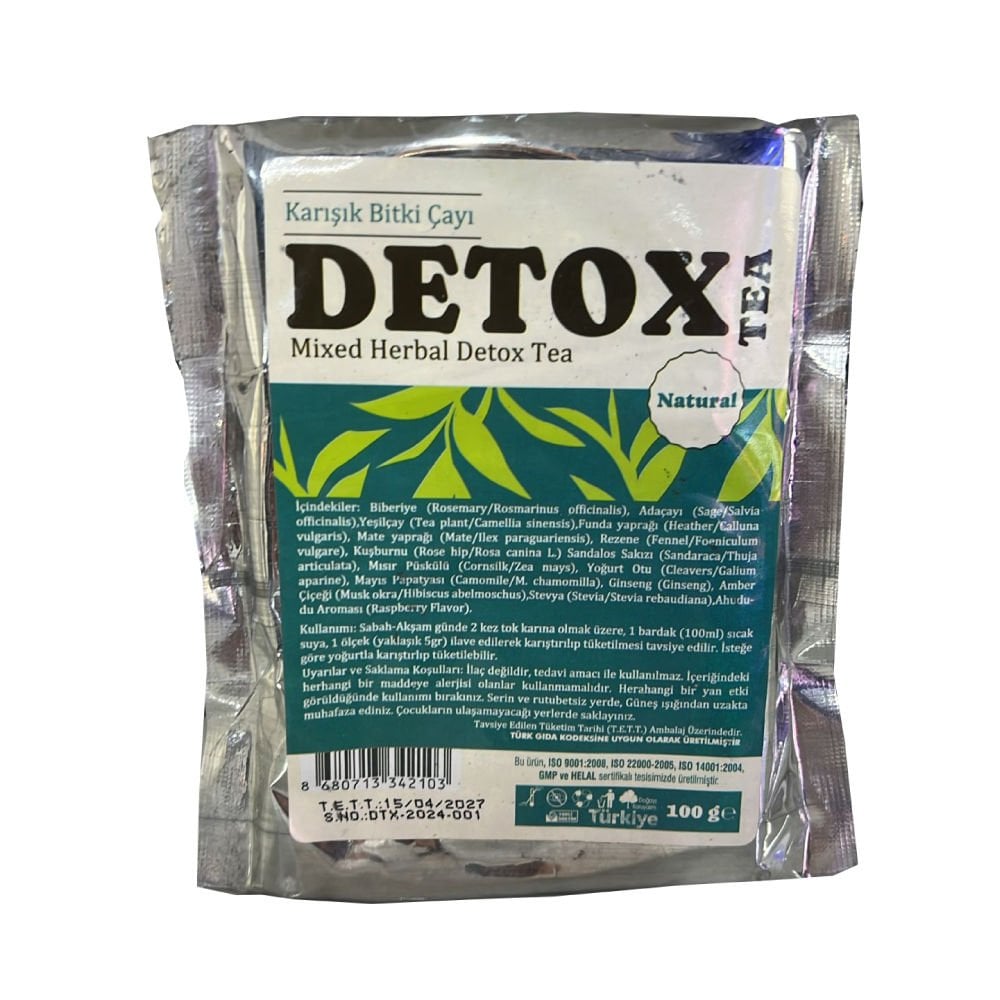 Detoks Tea Karışık Bitki Çayı 100 gr