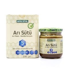 Aksu Vital Arı Sütü Bal Polen Karışımı (S) Yetişkin 220 gr- 18.000 Mg