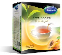 Mecitefendi Kayısı Aromalı Form Karışımlı Bitkisel Süzen Poşet Çay 40 x 1.5 G