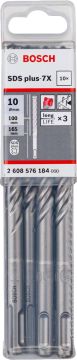 Bosch SDS Plus-7X Kırıcı Delici Uç 10,0x165 mm (10 Adet) - 2608576184
