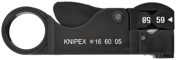 Knipex 16 60 05 COAX KABLO SIYIRMA ALETİ - KNI166005SB