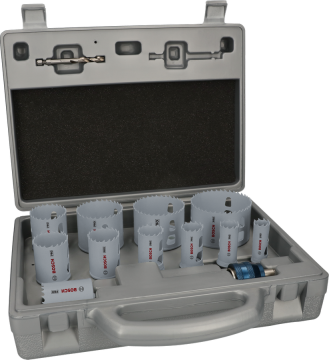Bosch Aksesuar PRO Multi Material PC-Plus Delik Açma Testeresi Set 14 Parça (19-22-25-29-35-38-44-51-57-64-76 Çap / 44 mm Yükseklik)