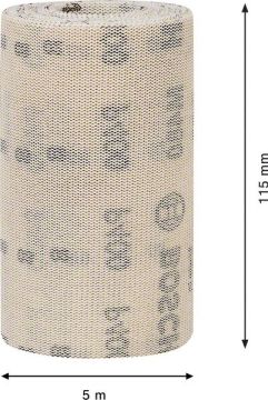 Bosch Ağ Zımpara Expert M480 115x5000 mm 400 Kum - 2608900793