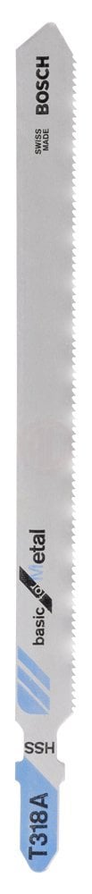 Bosch Dekupaj Testere Bıçağı Basic for Metal T 318 A 132 mm (100 Adet) - 2608631808