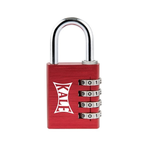 Kale Şifreli Asma Kilit 4 Basamaklı Kırmızı - KD001/20-800