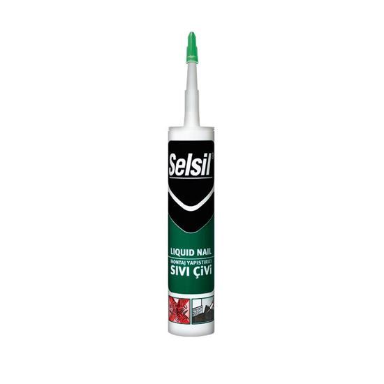 Selsil Poliüretan PU Sıvı Çivi 300 ml Bej