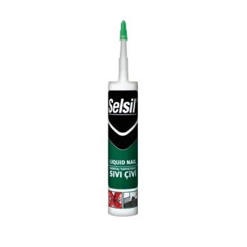 Selsil Poliüretan PU Sıvı Çivi 300 ml Bej