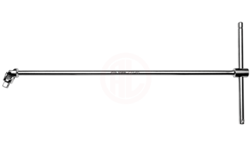 Ceta Form 1/4 İnç T Saplı Oynar Başlı Lokma Kolu 495 Mm