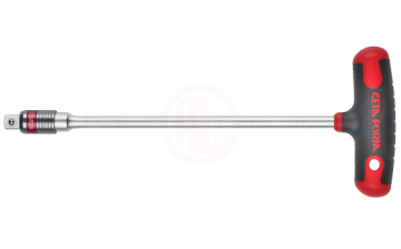 Ceta Form 1/4 İnç T Saplı Lokma Kolu 230 Mm