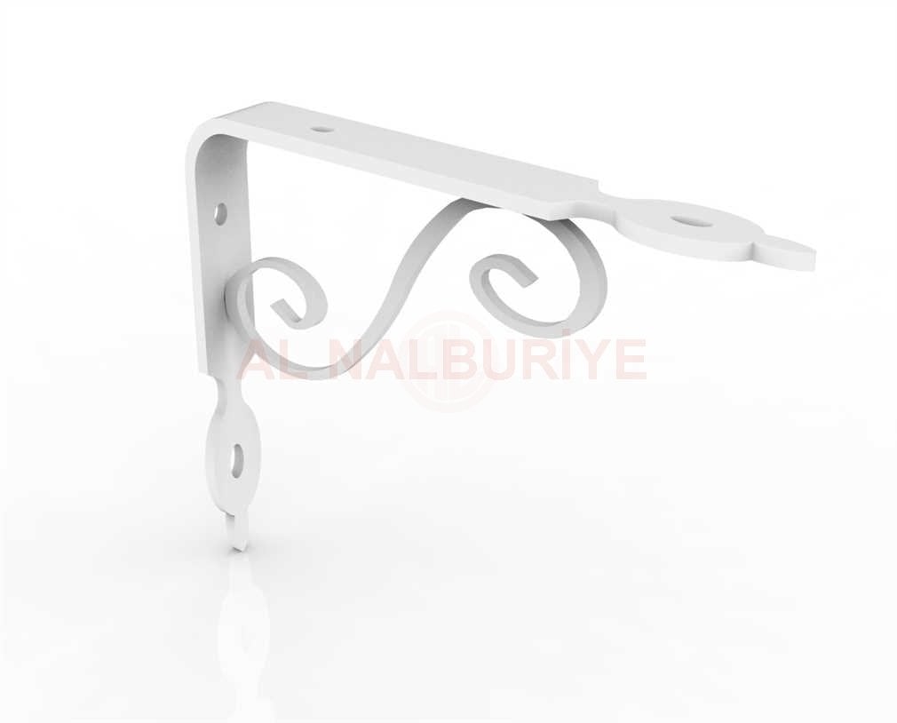 Endpa FERFORJE RAF PİMİ ALTI KONSOLU 200 MM SİYAH - 014021001602003