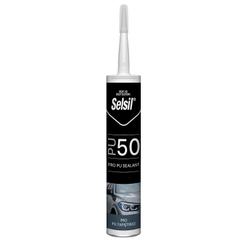 Selsil Poliüretan PU Mastik 50 SHA 280 ml Beyaz