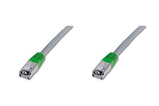 Assmann Digitus Cat. 5E F-Utp Patch Kablo, Cross, 5 Mt, Awg 26, Gri Renk