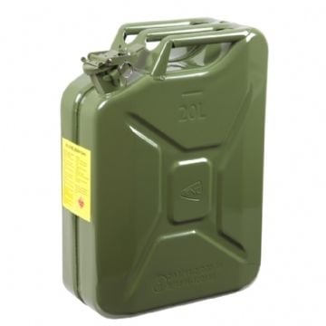 KNC Metal Yakıt Bidonu Yeşil 20Lt