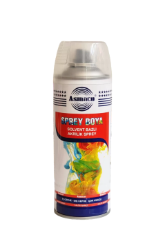 Asmaco Solvent Bazlı Akrilik Floresan Sprey Boya 400 Ml RAL 3024 Floresan Kırmızı