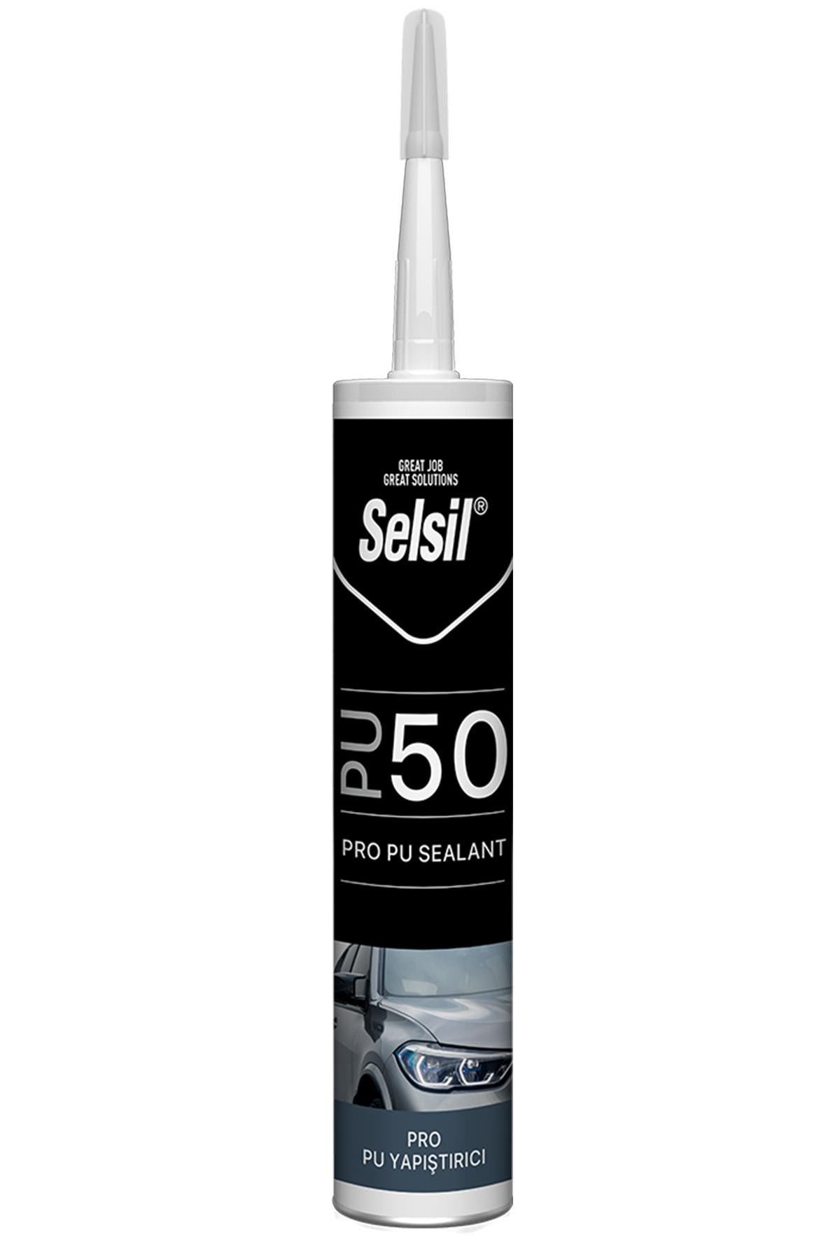 Selsil Poliüretan PU Mastik 50 SHA 280 ml Gri